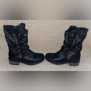 Carlos by Carlos Santana Sawyer Black Women's Boots Size 7M